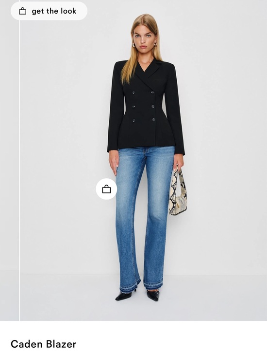 Reformation Jackets & Blazers - Reformation Caden Blazer Black - Size S - BRAND NEW